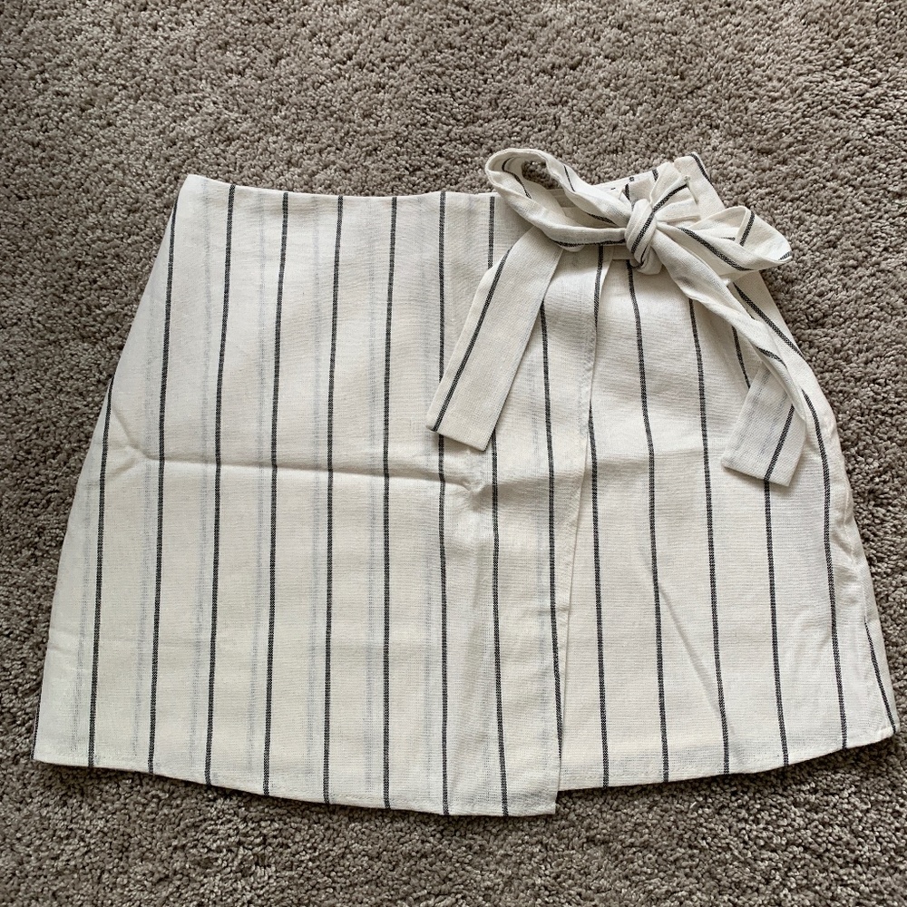 Striped Tie Skirt